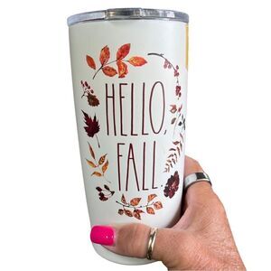 Rae Dunn - HELLO FALL Insulated Stainless Steel Travel Tumbler NWT